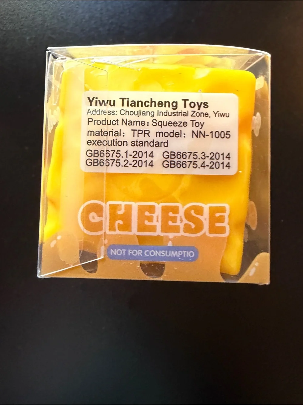 New Squishy Crunchy Sweet Mood Cheese Squeeze Toy Fidget ASMR Tactile Textured